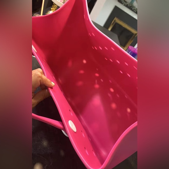 Pink Medium Waterproof Beach Bag - Picture 3 of 4